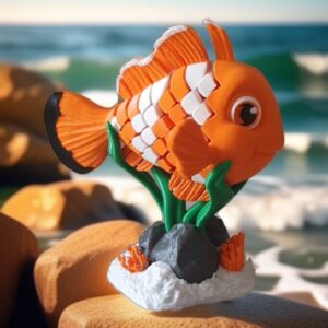 Poisson Clown flexible